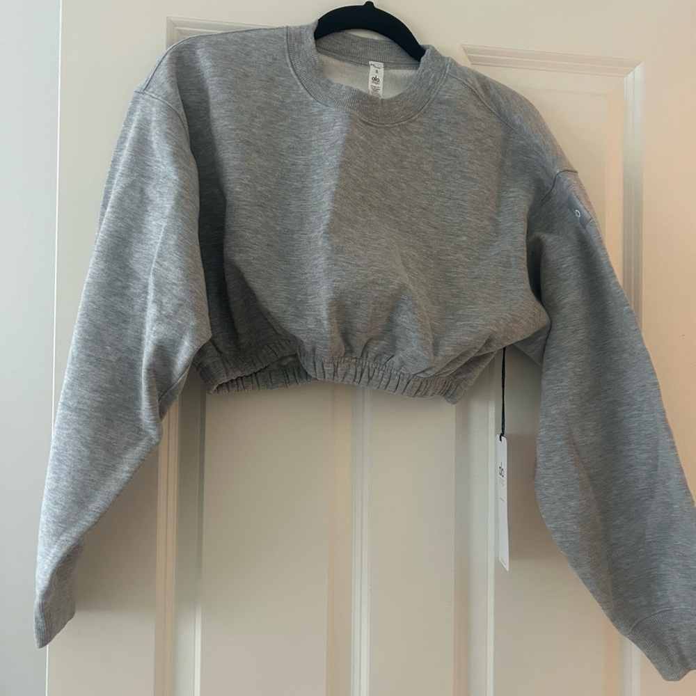 Alo yoga Devotion crop sweatshirt